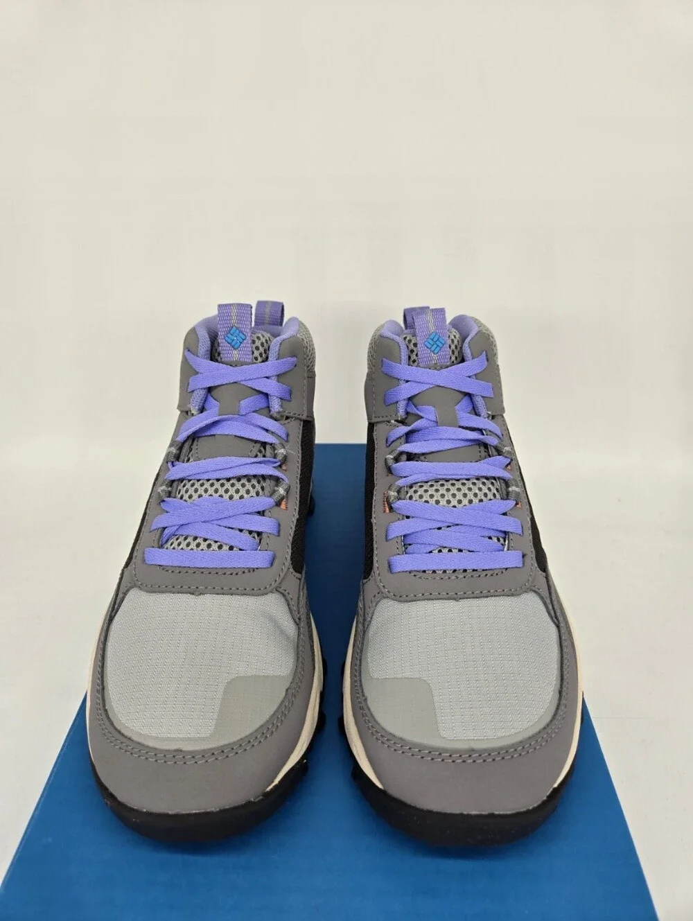 Columbia Women's Flow Centre Grey Purple Hiking Boot Shoes Size 7